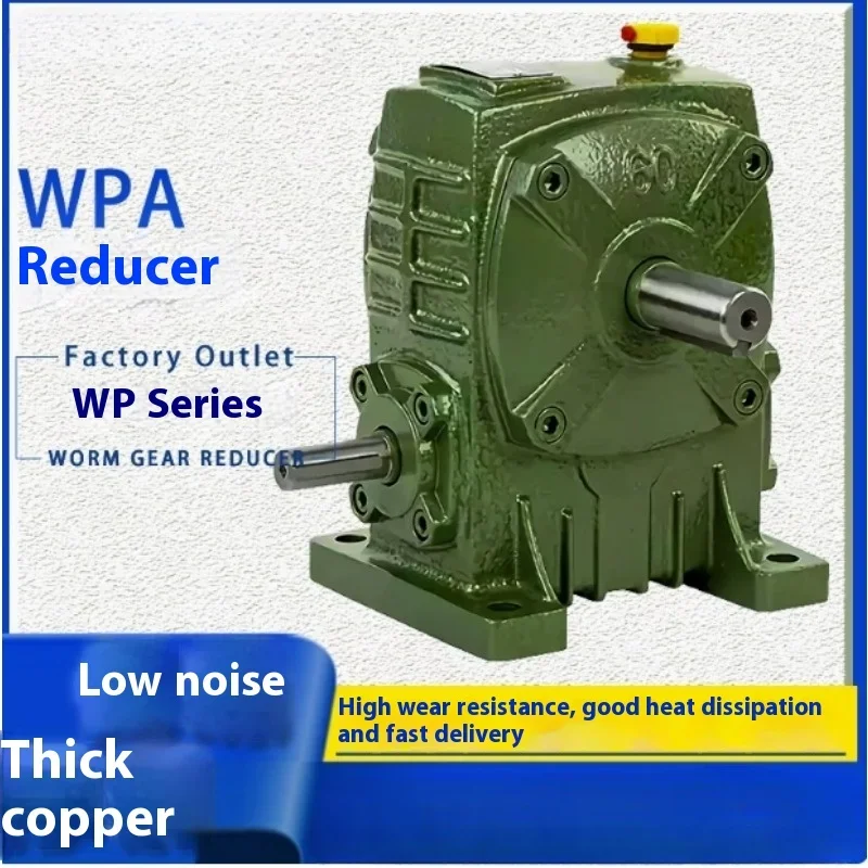 Wpa Wps Wpo Wpx 60 Type Worm Gear Reduction Ratio: 1:10/1:15/1:20/1:25/1:30/1:35/1:40/1:50 60 Reducer Worm Gear Reduction Device