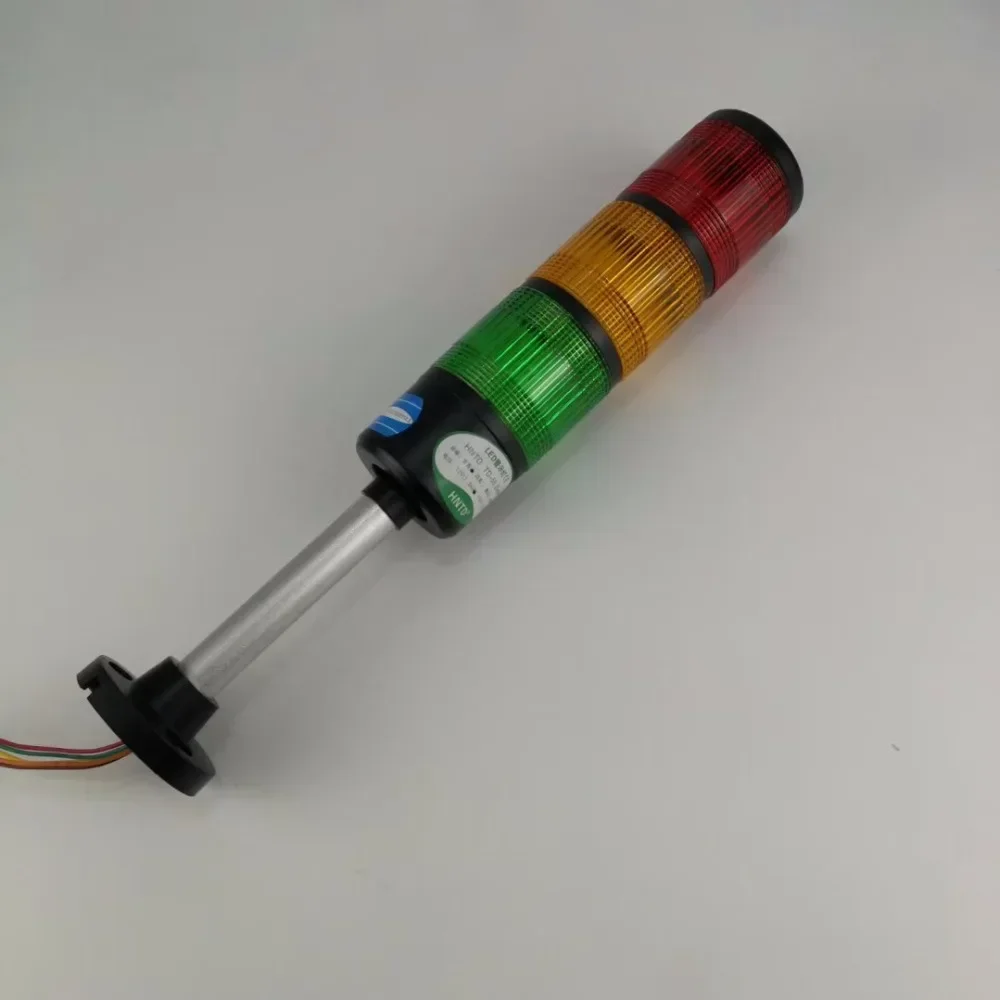 Safety Stack Lamp Industrial 3layer Black True LED Signal Tower Caution Light Alarm Lamp Foldable Warning Light for CNC Machine