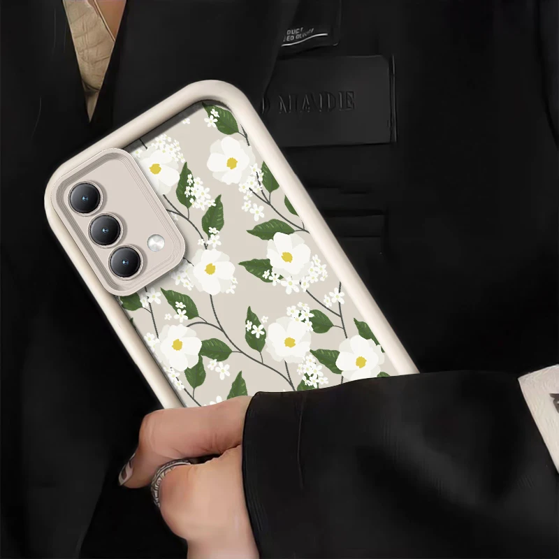 سيليكون زهرة جراب هاتف ل ممن لهم A17 A17K A9 A5 2020 A5S A3 Pro A3S A16K A15 A12S A11S A11K للصدمات رشاقته غطاء ناعم #3