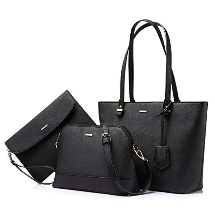 

LOVEVOOK Handbags for Women Shoulder Bags Tote Satchel Hobo 3pcs Purse Set