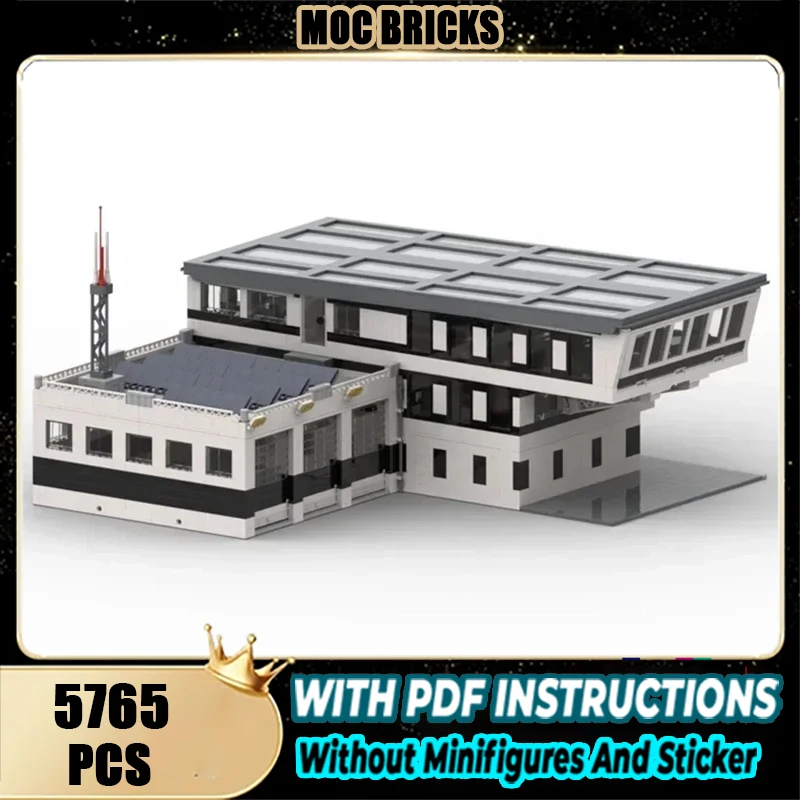 

Модель City Street View Moc, строительные кирпичи, Германия, SEG Station Technology, модульные блоки, подарки, рождественские игрушки, наборы «сделай сам», сборка