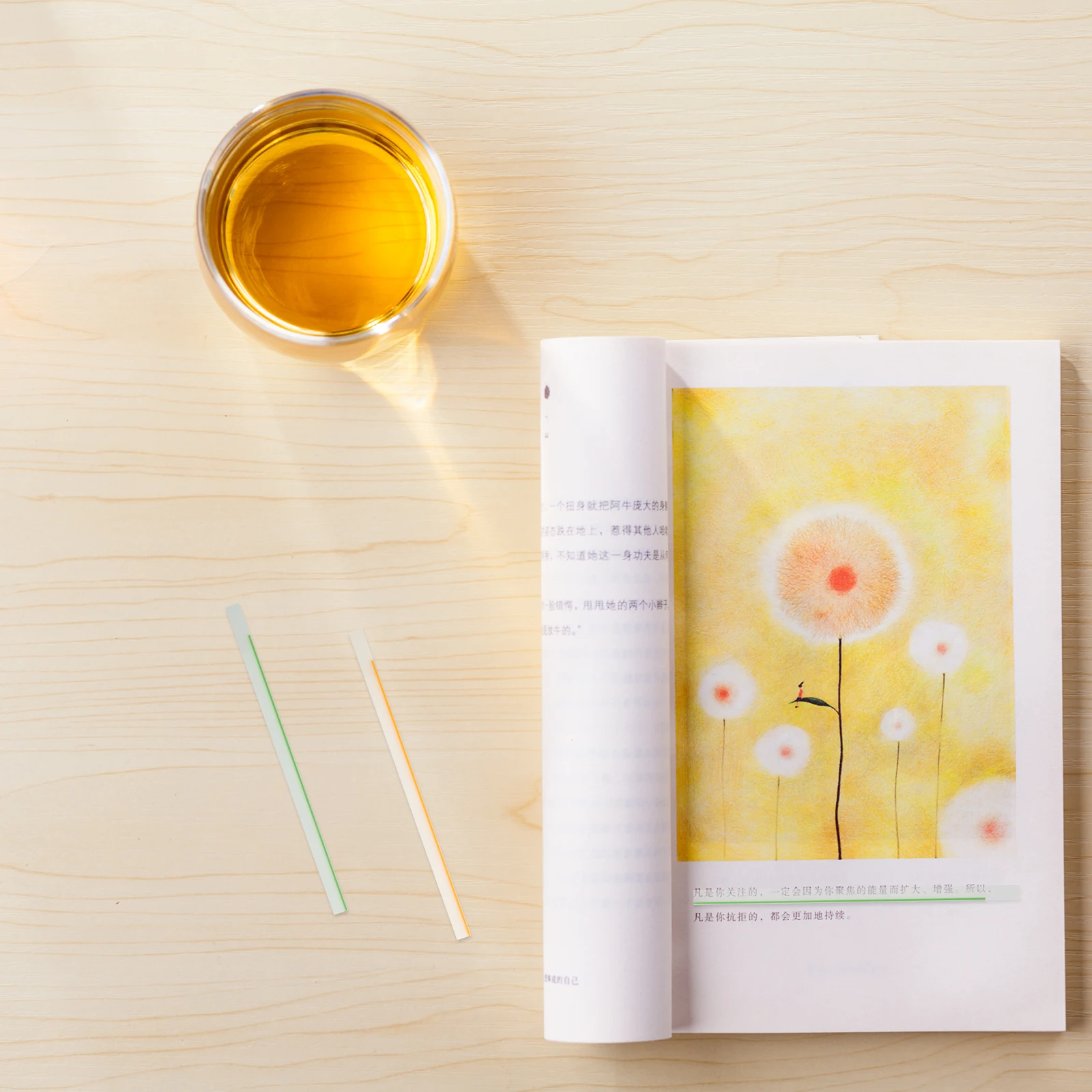 2 Set Stiker Indeks Tag Tanda Buku Penanda Halaman Lengket Tab Aksesori untuk Perekat Anotasi