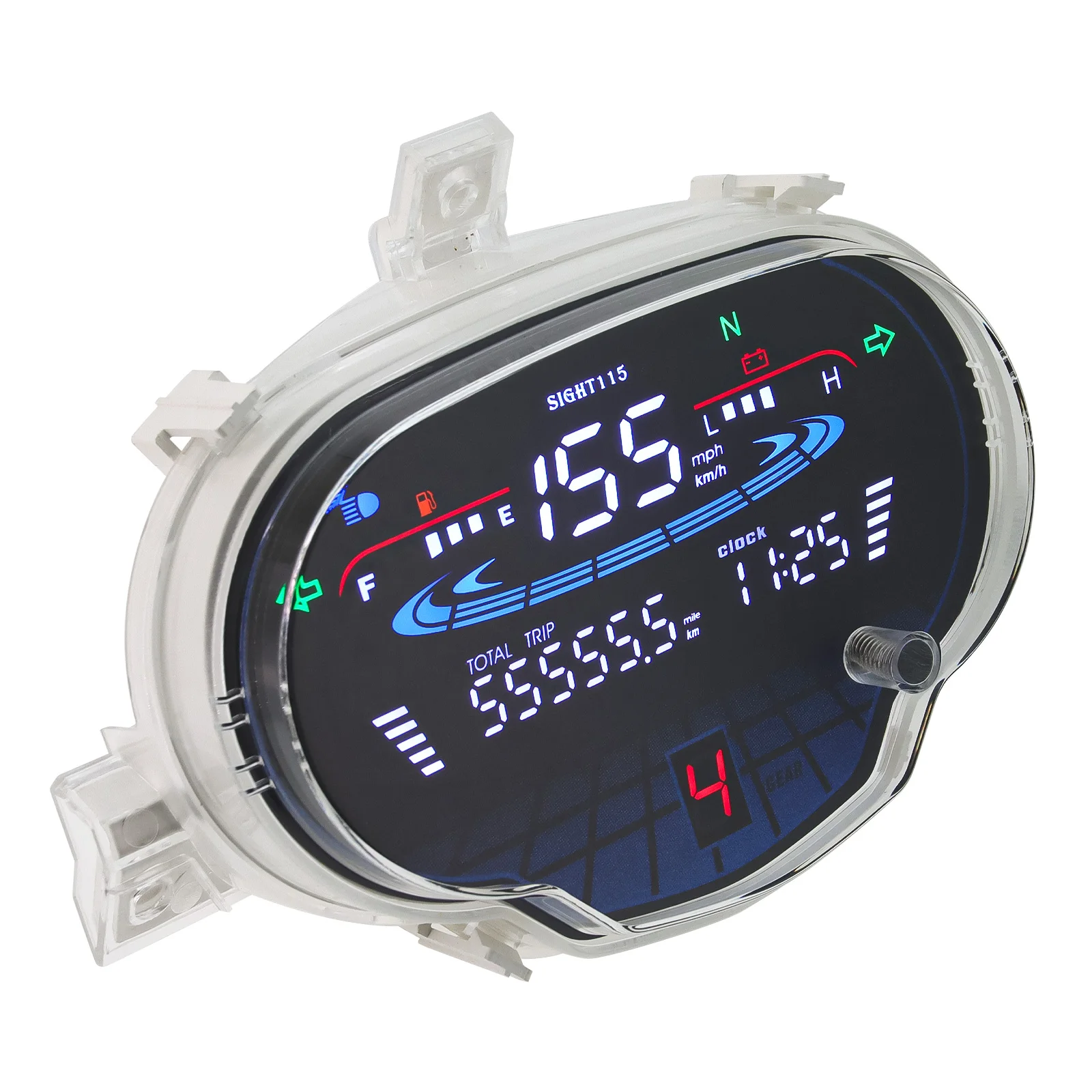 Digital Meter Motorcycle Tachometer Digital Speedometer For Yamaha Sight 115/Crypton Fi 114 Sirius Fi VEGA RR/ VEGA Electronic