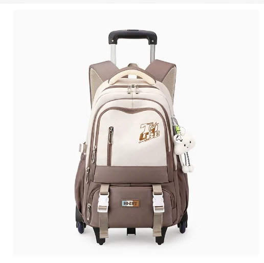 Trolley Roller School Bag Wheeled Bags Kid Rolling Backpack for Boys Elementary Middle School Trolley Backpack with Wheels Boys