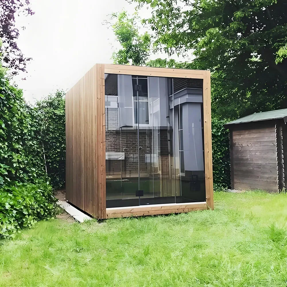 Finnish wood sauna outdoor steam sauna