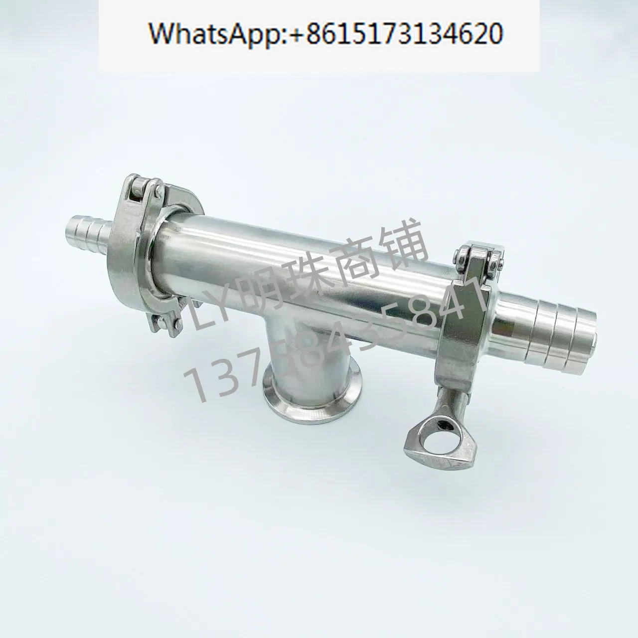 304 filling machine three-way check valve machine with inlet and outlet water machine three-way pipe valve liquid filling