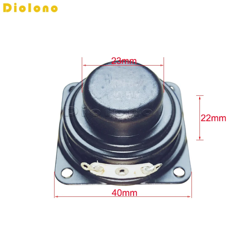 2pcs 4 Ohms 5W 1.5 inch Square 16 Core Dual Neodymium Magnetic Waterproof Speaker 40mm Glassfiber bluetooth Loudspeaker