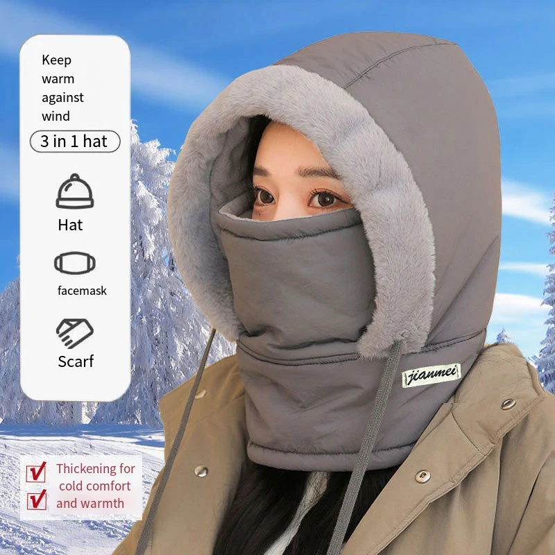 Balaclava Cold Weather Windproof Ski Visor Winter Breathable Thermal Face Mask Neck Warmer Scarf Helmet Hood Cycling Neck Warmer