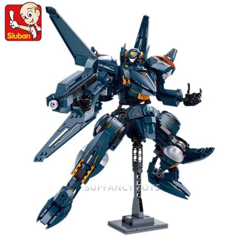 Sluban 569 Stuks Militaire Aanvalsrobot Model Wars Gewapende Ondersteuning Designer Speelgoed Bouwstenen Educatief Speelgoed voor Kinderen