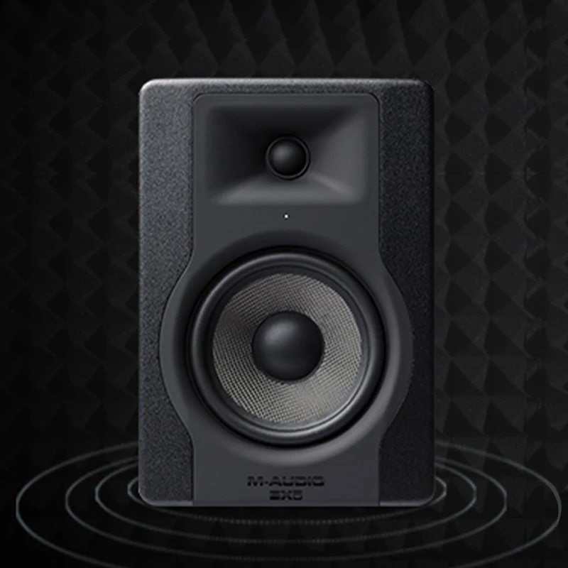 

5-дюймовый активный динамик, 100 Вт, динамики для монитора, 52 Гц-35 кГц, Hi-Fi аудио, 3-полосный звуковой блок XLR TRS TS для домашнего кинотеатра, DJ, студийной сцены