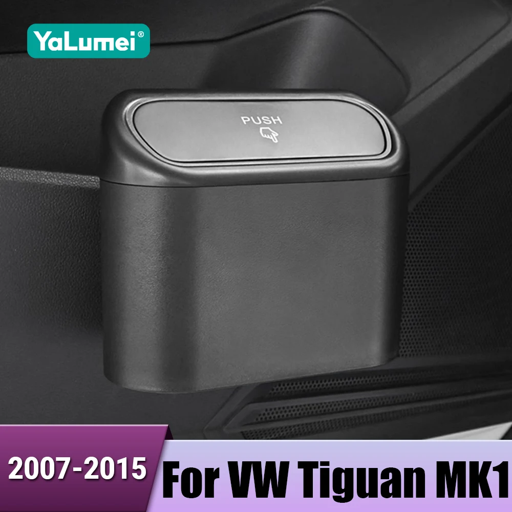 Car Seat Back Hanging Trash Can Portable For Volkswagen VW Tiguan MK1 2007 2008 2009 2010 2011 2012 2013 2014 2015 Accessories