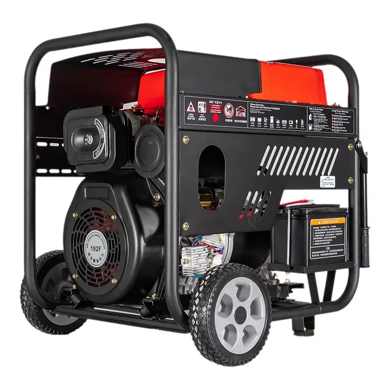 【Best-selling】  Single-phase Portable Open Type  Electrico Generador 8KW 50/60Hz Digital Display Silent Generators