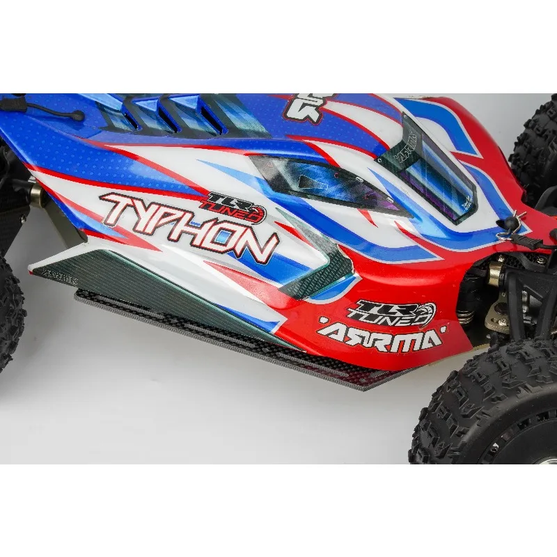 3mm Lightweight Carbon Fiber Side Plate for ARRMA Typhon 6S, Upgrade Parts To Replace OEM Improves Performance Durability (Pair)