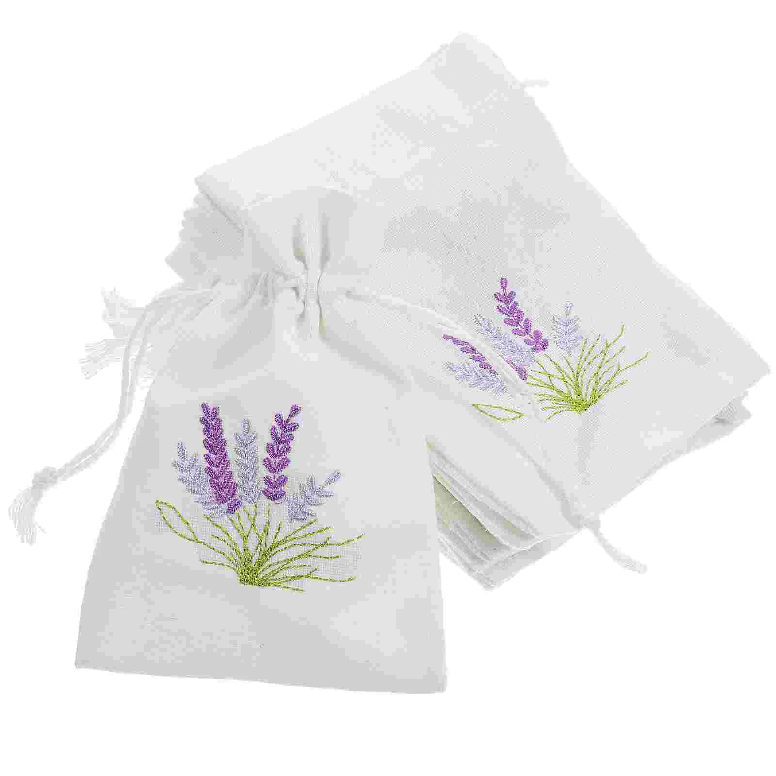 

10 Pcs Lavender Sachet Bag Empty Fragrance Scent Bags Perfume Wardrobe Small Travel