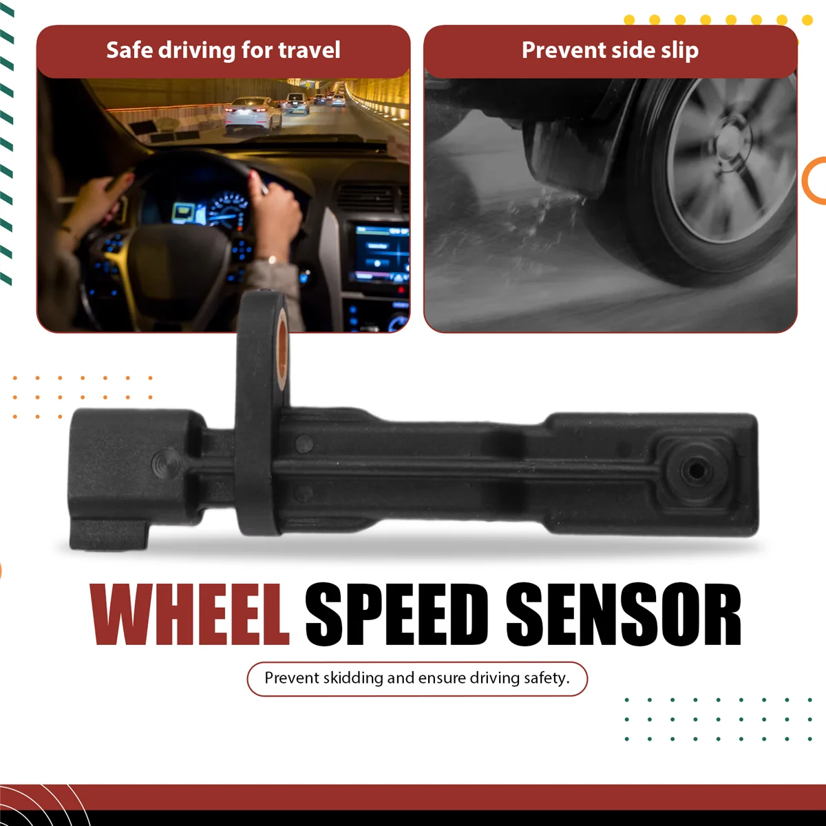 52125003 Датчик скорости колеса автомобиля AB для Jeep Wrangler 07-18 Liberty 08-12 Dodge Nitro 07-11 задний левый/задний правый