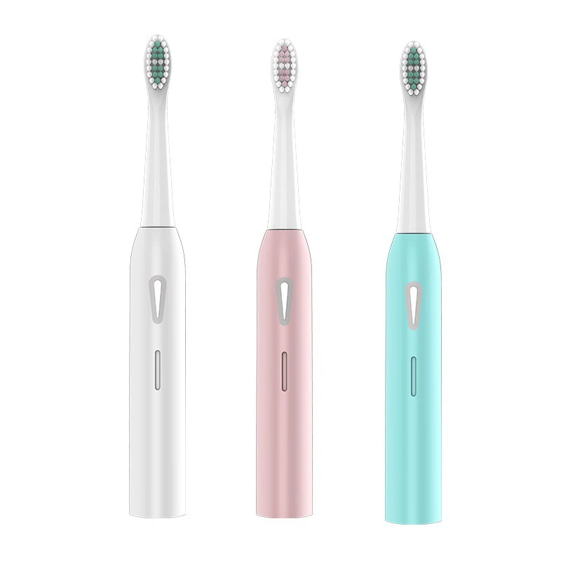 

Электрическая зубная щетка IPX7, водонепроницаемая зубная щетка с мягкой щетиной, звуковая электрическая зубная щетка, шестискоростная зарядка через USB, домашняя портативная