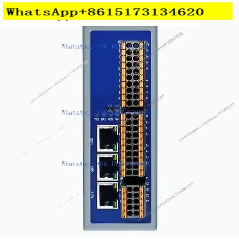 Custom EtherCAT Remote IO Module with 2 RS485 Modbus RTU Gateway Digital Analog AI AO DI DO Data Acquisition Expandable
