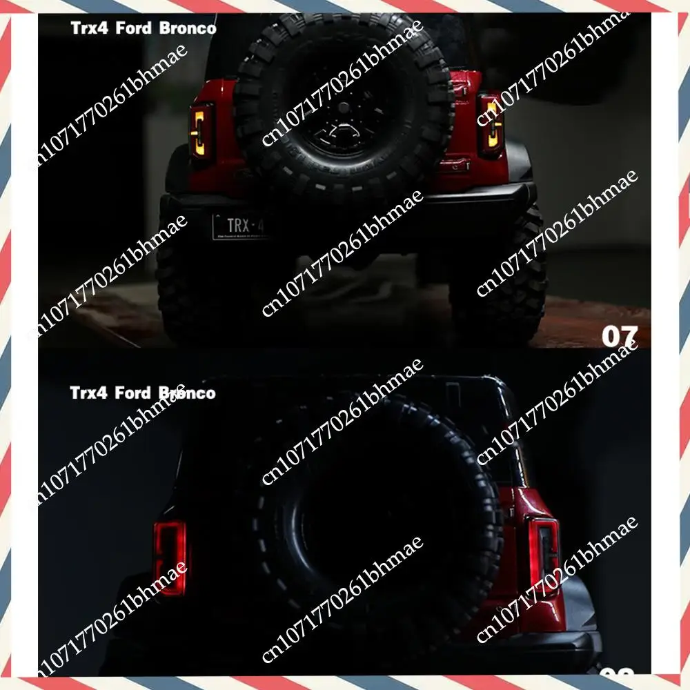 -A21Z Sistema de luz LED Grupo de lámparas delanteras y traseras para Traxxas TRX4 2021 Bronco 1/10 coche trepador de control remoto intermitentes luces de freno