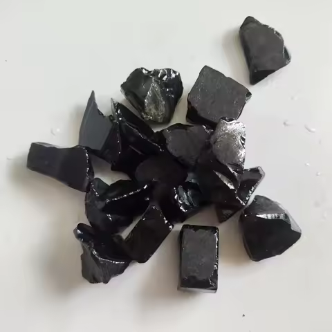 Natural Obsidian Irregular Healing Black Crystals Stones Mineral Rock Specimen Decoration Energy Healing Stone