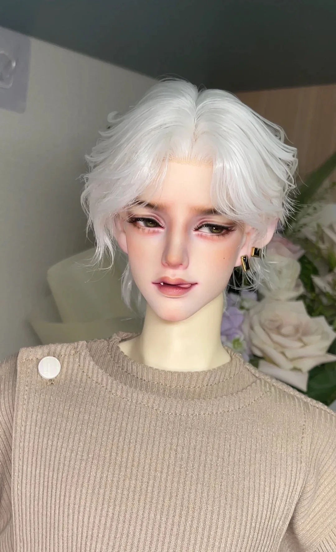Neue BJD-Puppe L Onkel 1/3 Gelenkpuppe auf Lager Hübsches dz Edles Edelstein-Geburtstagsgeschenk auf Lager