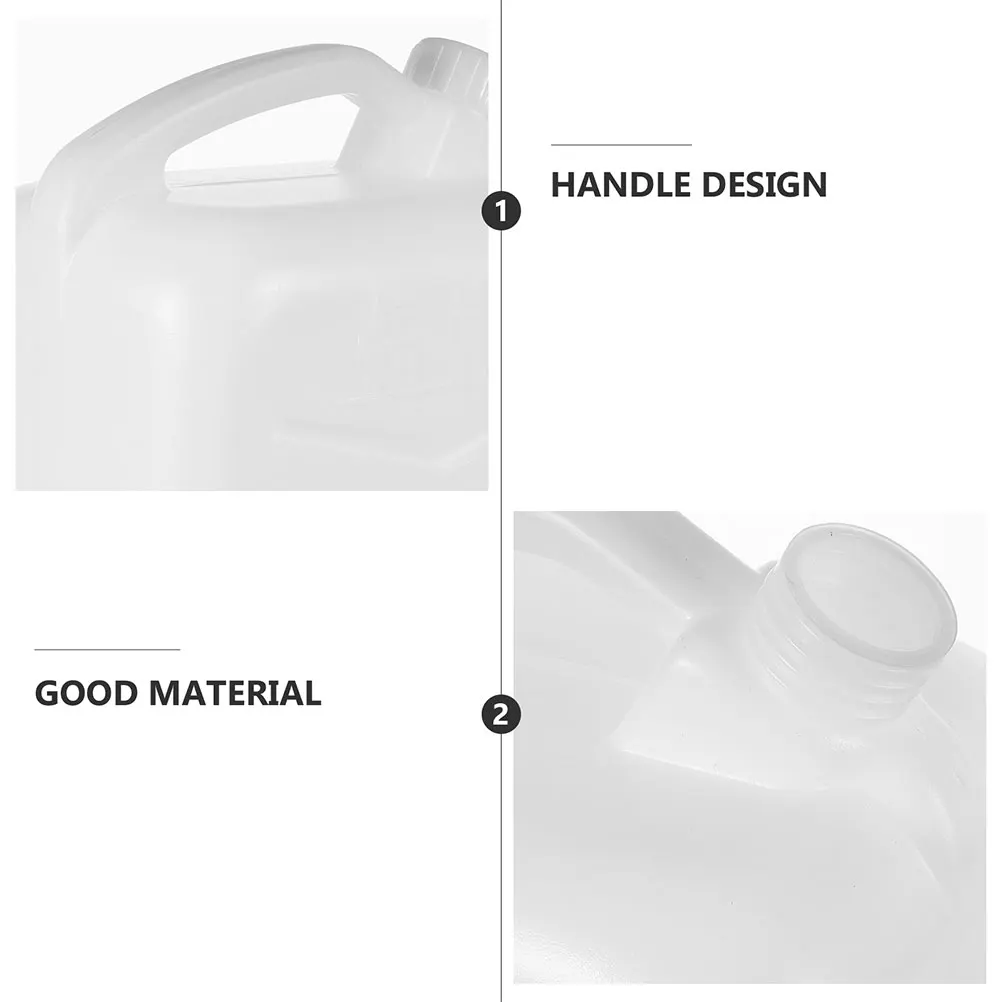 

5L Water Tank Portable Storage Container Camping Hiking Large Capacity Hdpe Jug Bucket Travel Dispenser Vehicle Liquid Holder