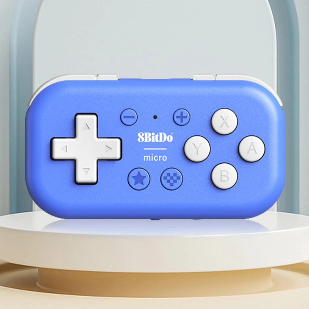 8Bitdo Micro Gamepad Pocket Controller for 2D Games Compatible with Switch Raspberry Pi Bluetooth Mini Console