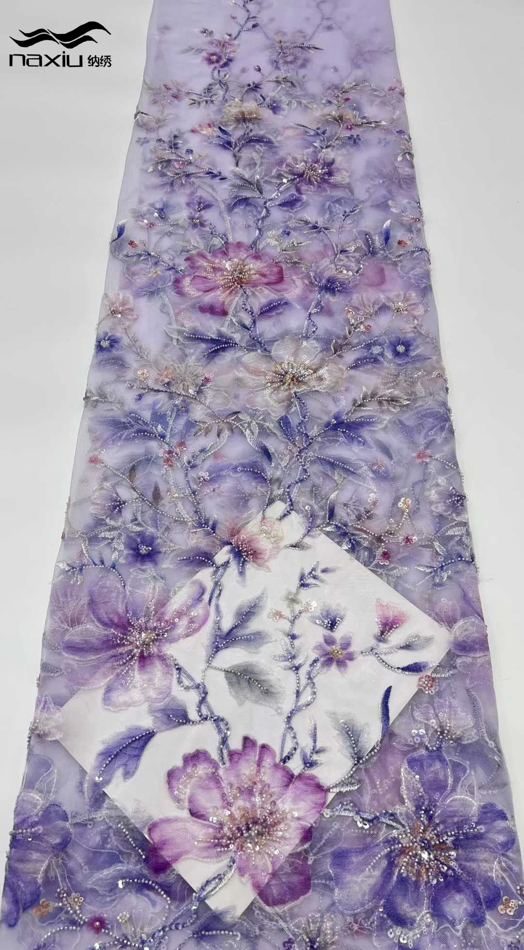 

Madison 2025 африканская кружевная ткань с бисером, нигерийская кружевная ткань с блестками для жениха, французское свадебное платье, шитье, высокое качество 5 Y