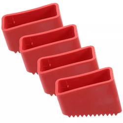 4 Pcs Rubber Ladder Feet Replacement Covers Foot Protectors For Tile Floors Non-slip Ladder Feet Rubber Pads