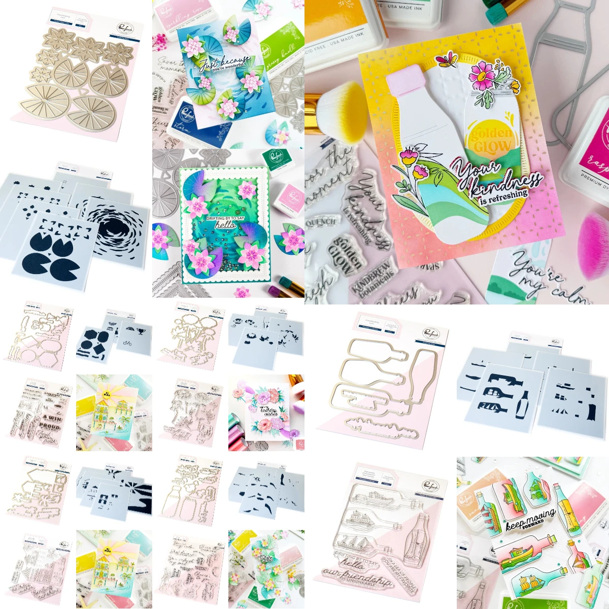 Coastal Paradise Stamps 2025 New Cutting Dies Stencil For DIY Scrapbooking Crafts Maker Photo Album Template Handmade Decoration