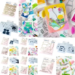 Coastal Paradise Stamps 2025 New Cutting Dies Stencil For DIY Scrapbooking Crafts Maker Photo Album Template Handmade Decoration