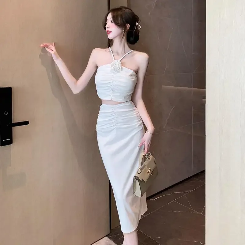 Sexy Vrouw Outfit Kleding Trend 2025 Volledige Co Ord Nieuwe Bijpassende Koreaanse Stijl Zomer Mode Kleding 2 Stuks Rok Sets voor Vrouwen