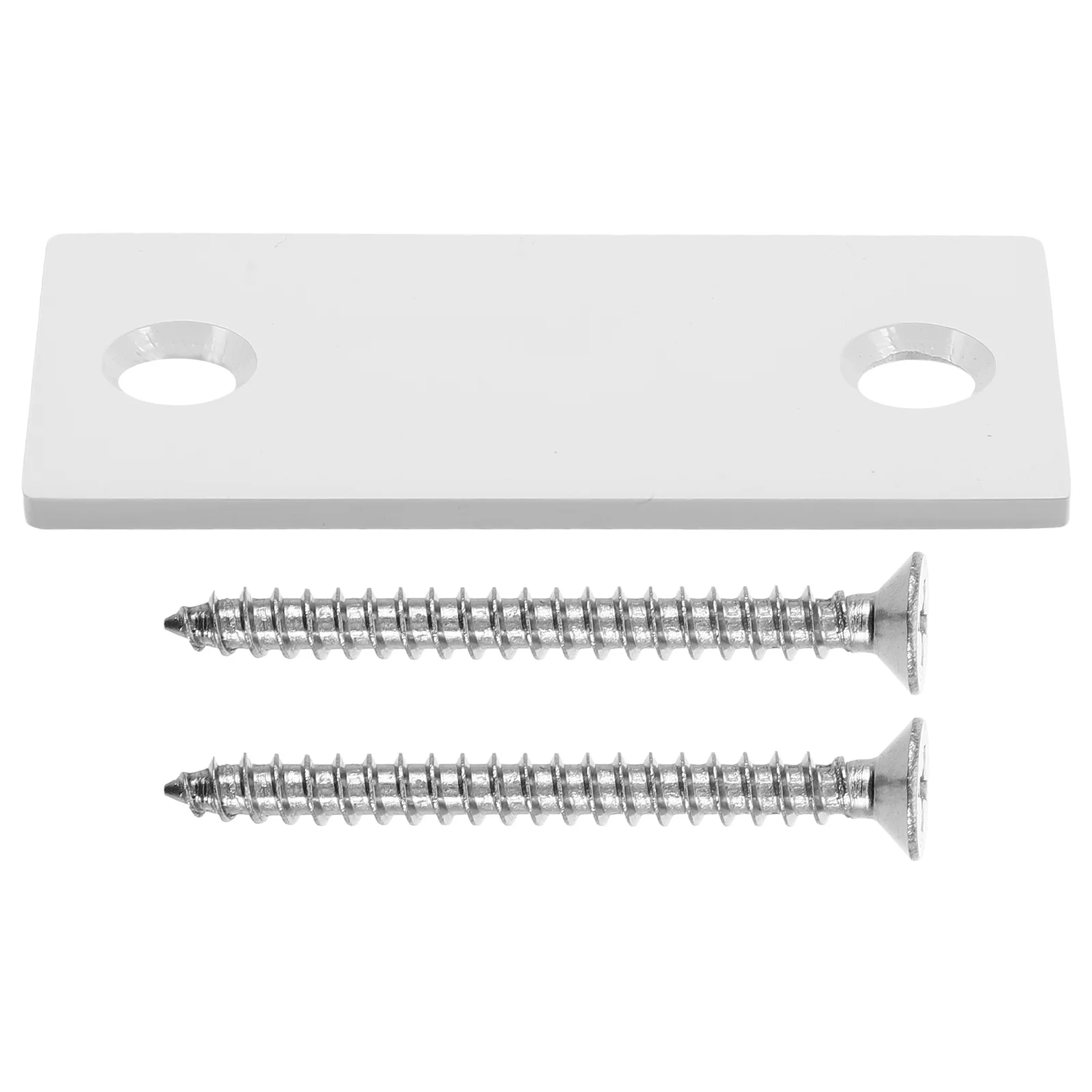 

1Set Door Repair Plate Durable Reinforcement Cover Plate for Interior Exterior Door Lock Strike Deadbolt Doorplate