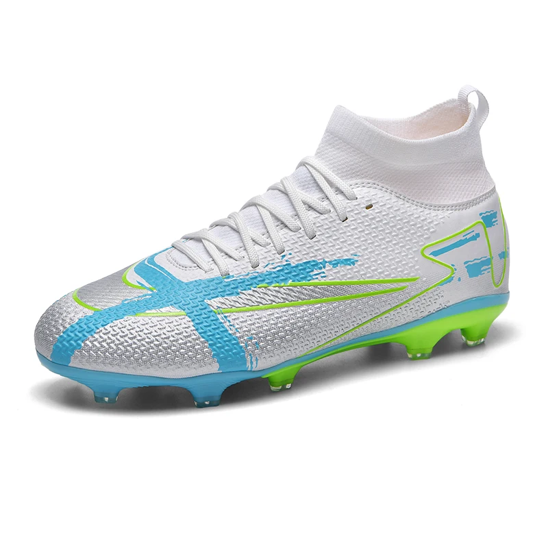 Popular versatile soccer cleats flexible soft surface anti-skid  sole sweat-proof inner fabric adult daily grass training boots