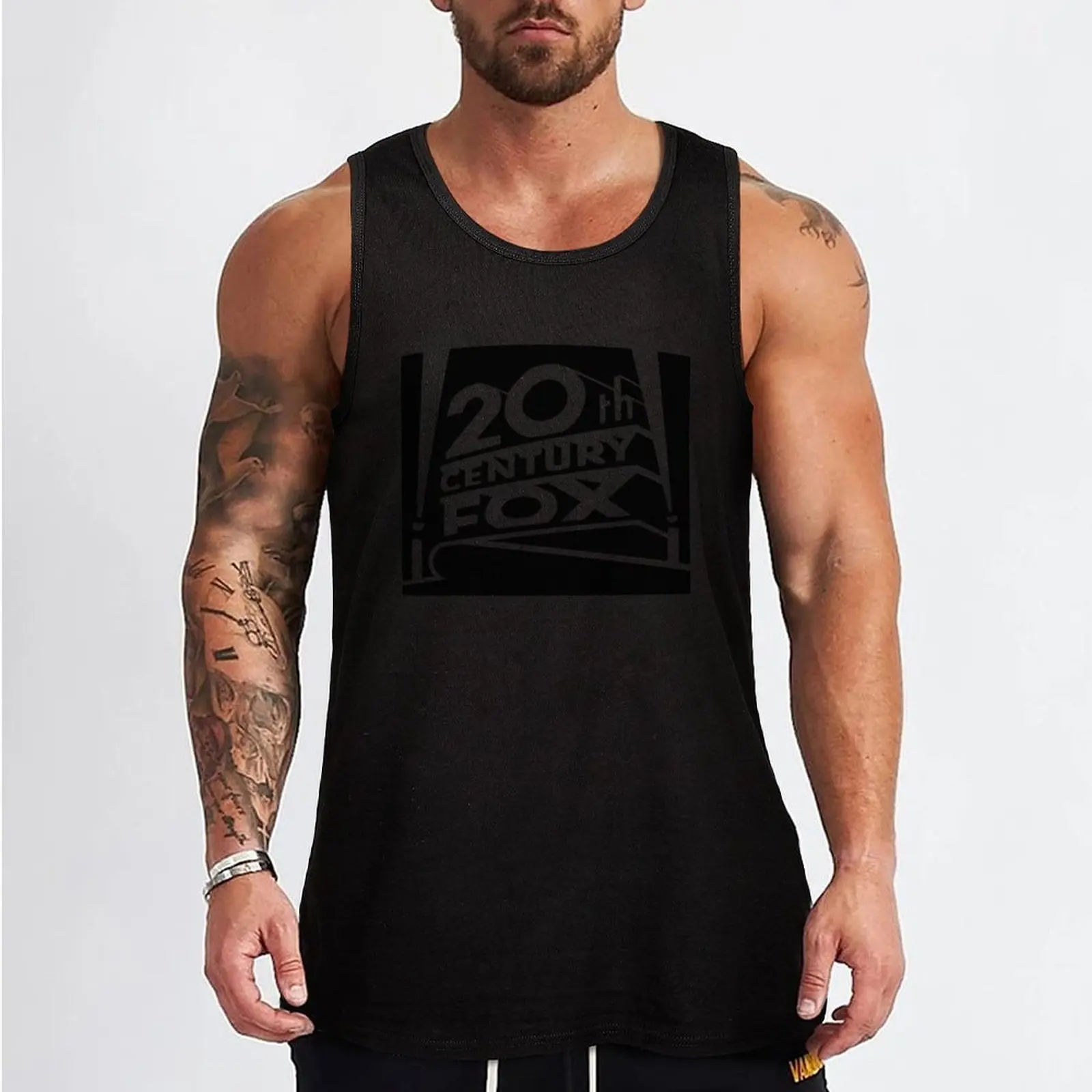 20th Century Fox Movies Pictures logo Tank Top Men's sleeveless Fitness men clothing