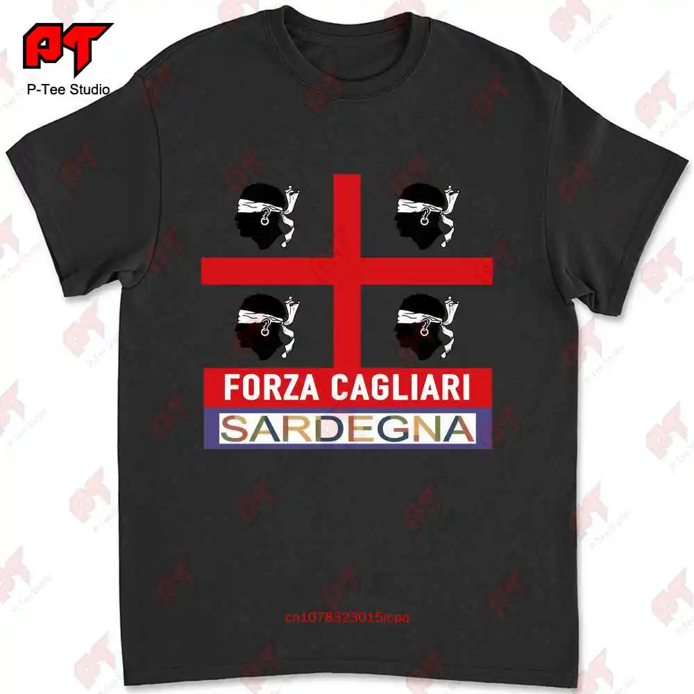 Ultras Cagliari Sardegna Quattro Mori T-shirt 2GG7