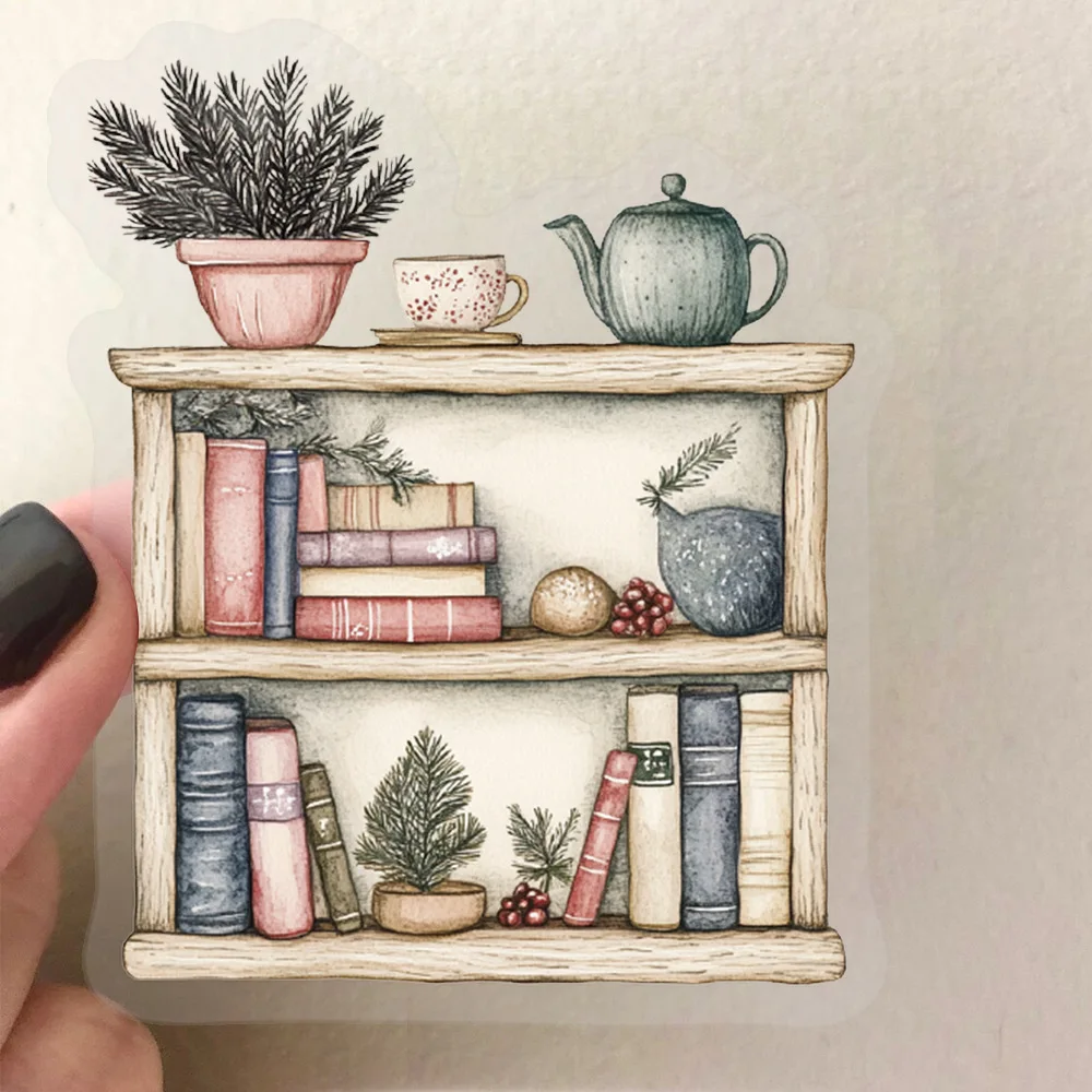 10/30/50 قطعة الشتاء الإبداعية PET الكتابة على الجدران ملصق لحقيبة التزلج المحمول الأمتعة الهاتف التصميم DIY بها بنفسك ملصق Pegatina #5