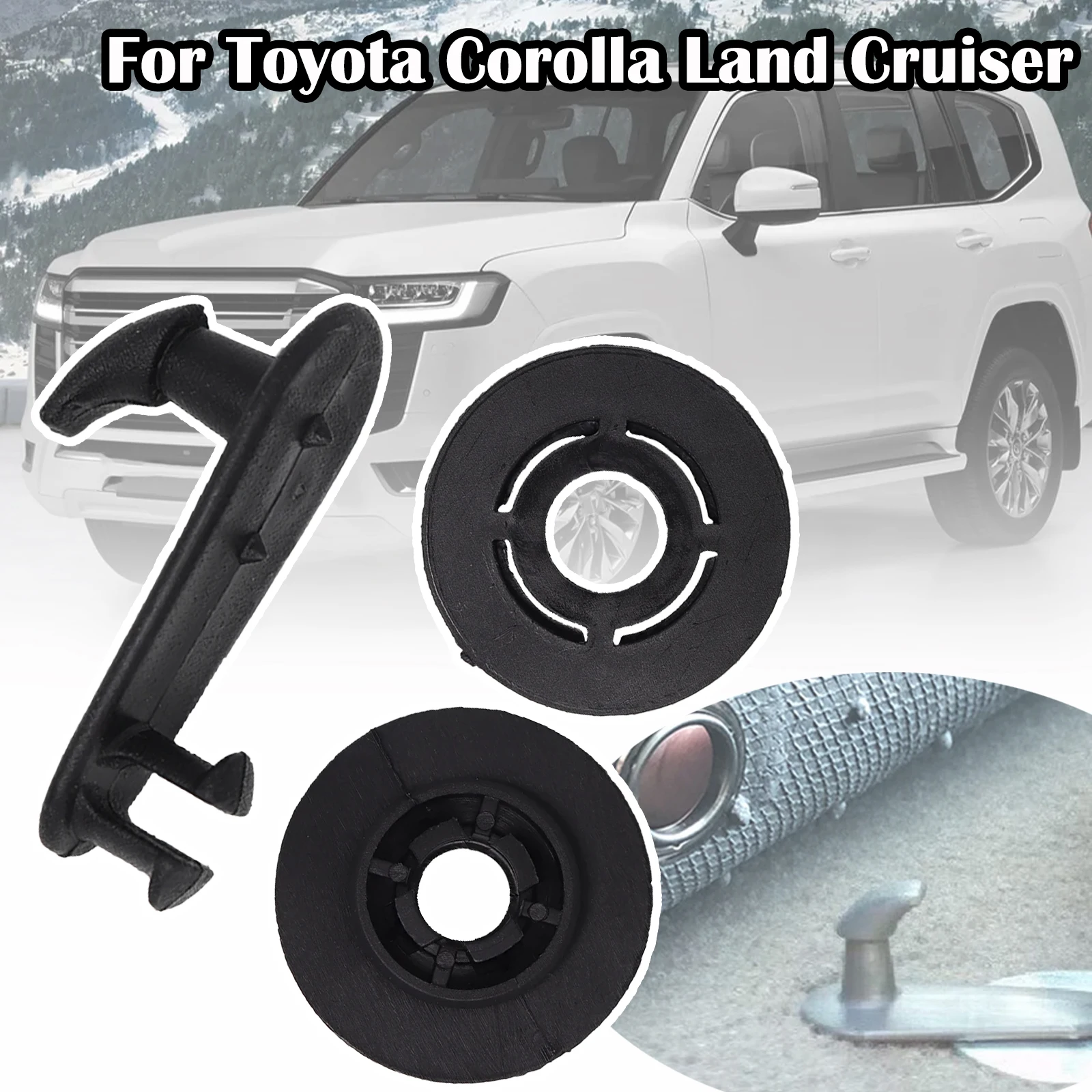 

For Toyota Corolla Land Cruiser Prius RAV4 Sequoia Camry Car Floor Mat Clips Carpet Retainer Holder Fixing Hooks 2002 – 2007