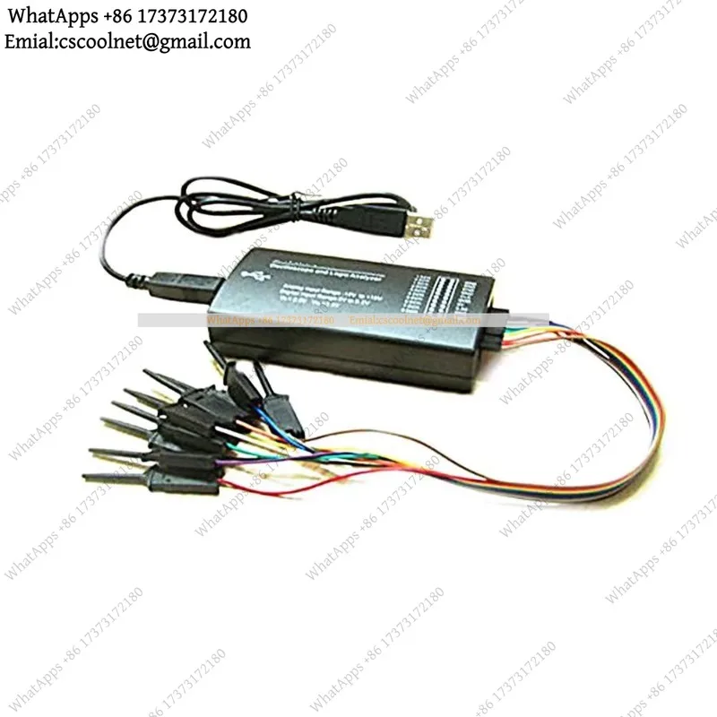YX2 Virtual Oscilloscope Logic Analyzer LHT00SU1 Signal Generator I2C SPI CAN Uart with Probe USB Connector Electronic Tool