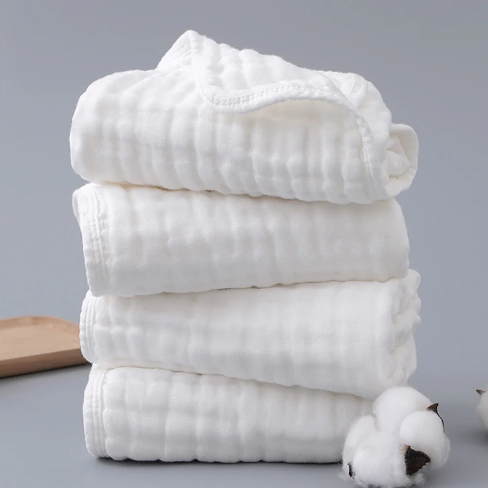 

2Pcs Cotton Baby Blanket Soft Comfortable Infant Bath Towel Newborn Belly Wrap Swaddle Breathable Absorbent Baby Swaddle
