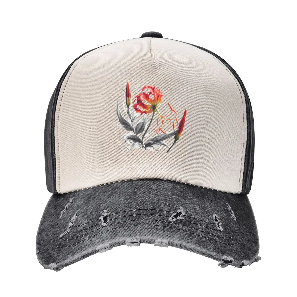 Flame Lily Dance of Flames Baseball Cap cute birthday Military Tactical Cap dad hat Elegant Women's Hats Men's