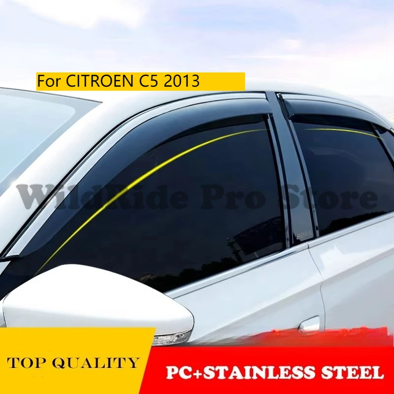 

Car Part Door Window Vent Visor for CITROEN C5 2013 Sun Shade Rain