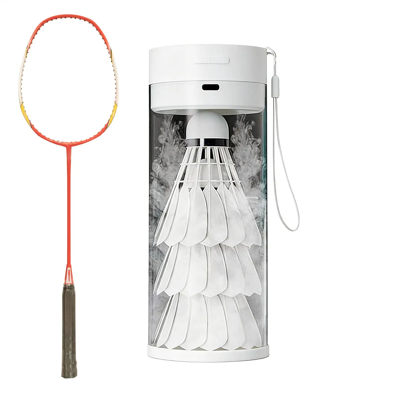 

Shuttlecock Humidifier Sports Accessory With 150mah Battery Portable Badminton Ball Humidifier For Teens Boys Son Women Family