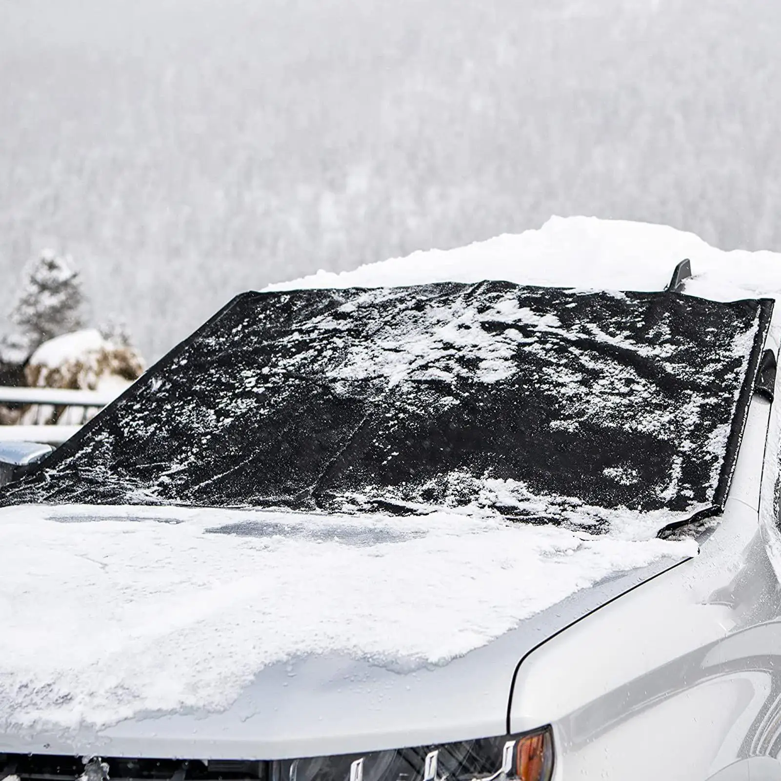 

Snow Cover for Car Windshield Winter Car Covers Shade Guard Protective Heavy-Duty Weatherproof for Sun Winter Heat Outdoor Rain