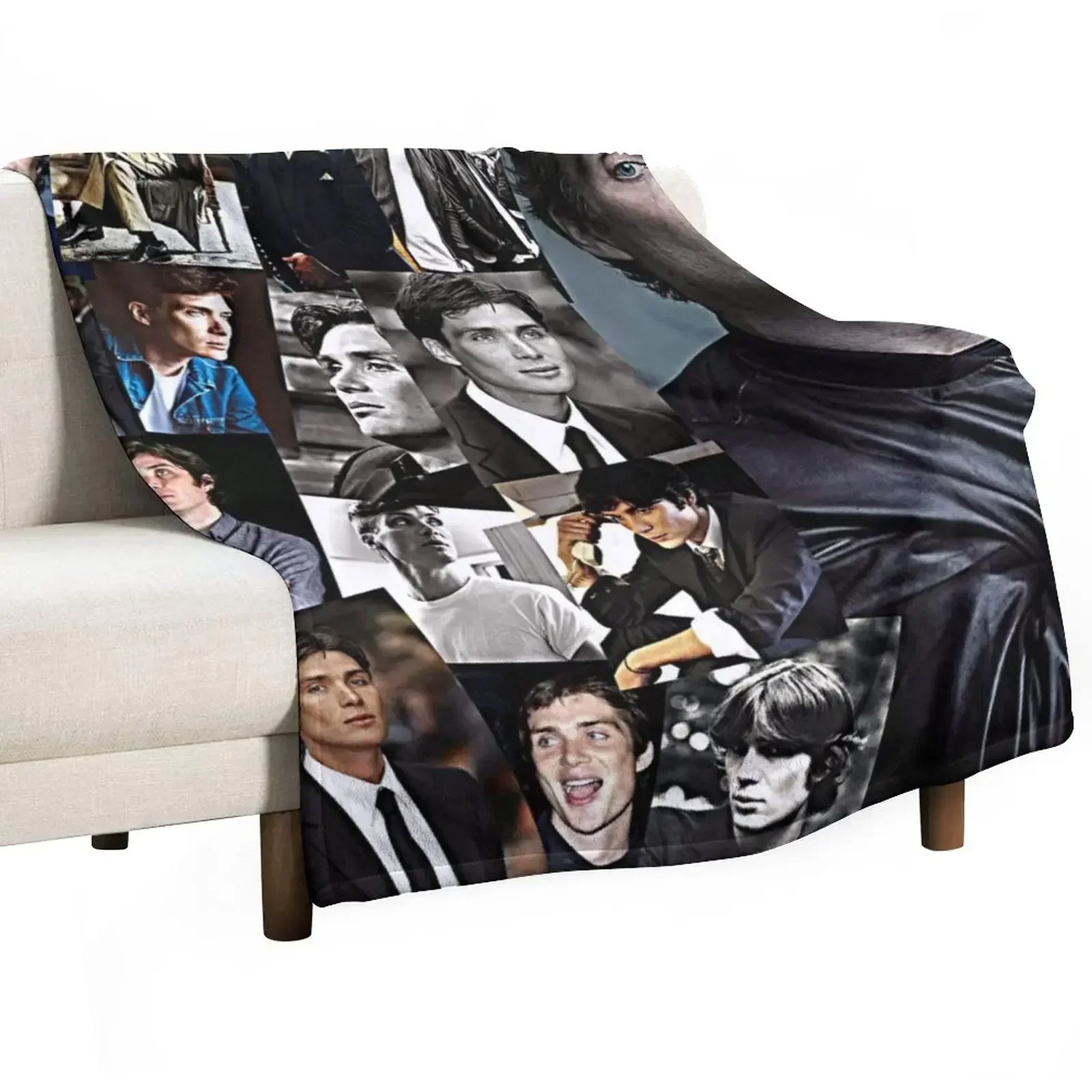 

Cillian Murphy Throw Blanket Multi-Purpose Giant Sofa Luxury St Blankets