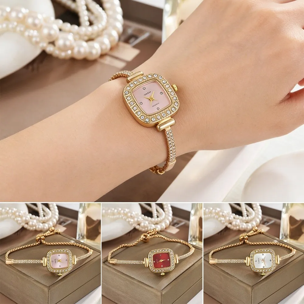 

High Quality Alloy Wristwatch Multi-color Student Quartz Watch Adjustable Casual Quartz Clock