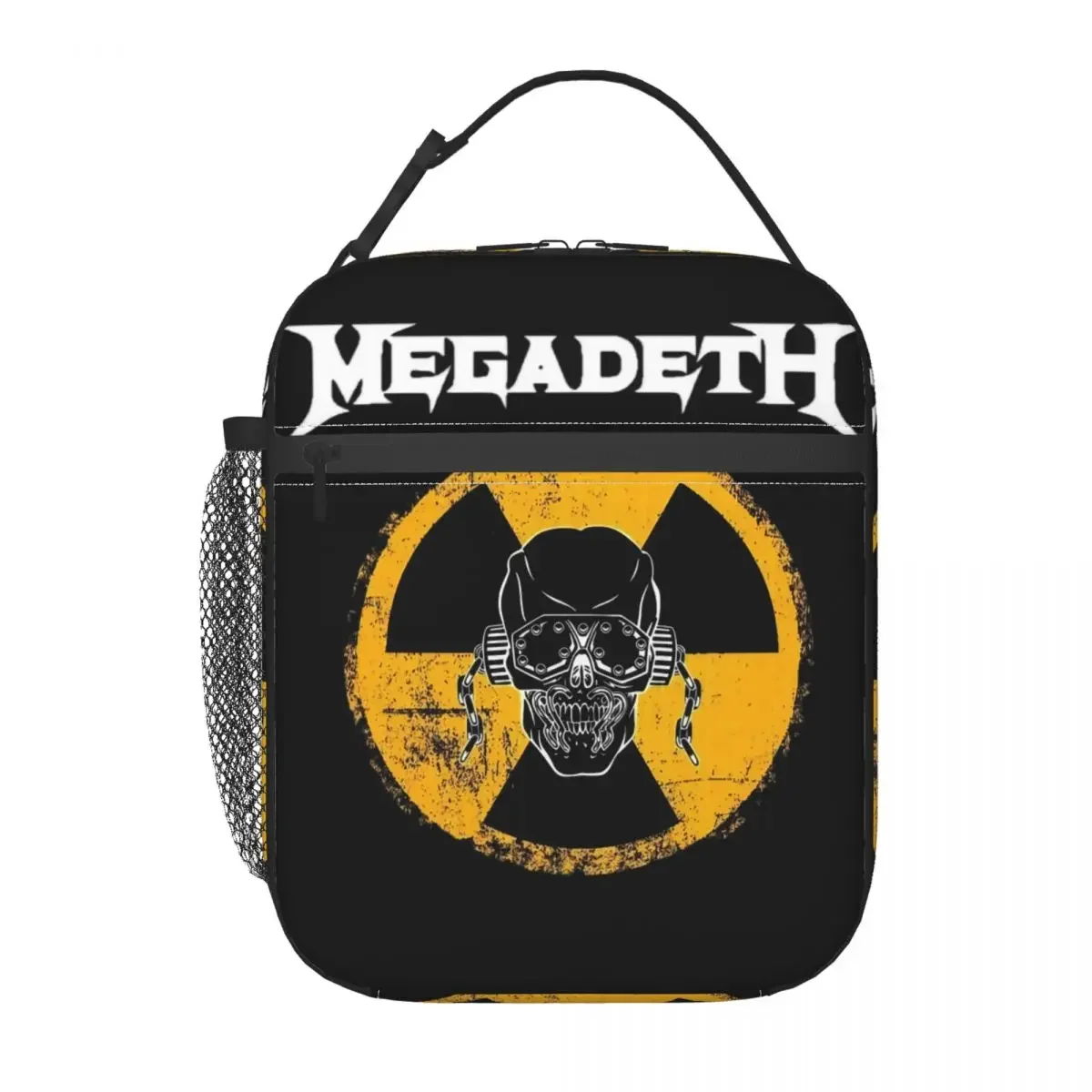 Insulated Lunch Box MegaDanger Megadeth Heavy Metal Band Accessories Lunch Container Fashion Cooler Thermal Bento Box For School