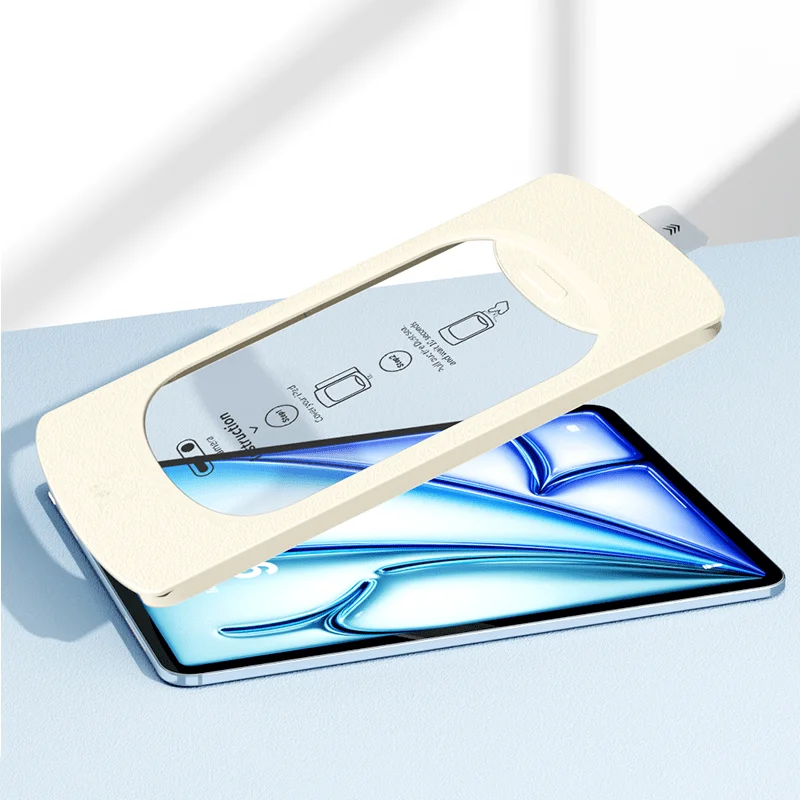 Displayschutzfolie für iPad Air 11 Zoll 13 Zoll iPad Air 6/7/8 Gehärtetes Glas Ein-Klick-Staubfreie Installation für iPad Air M2/M3/M4 – Detail 8