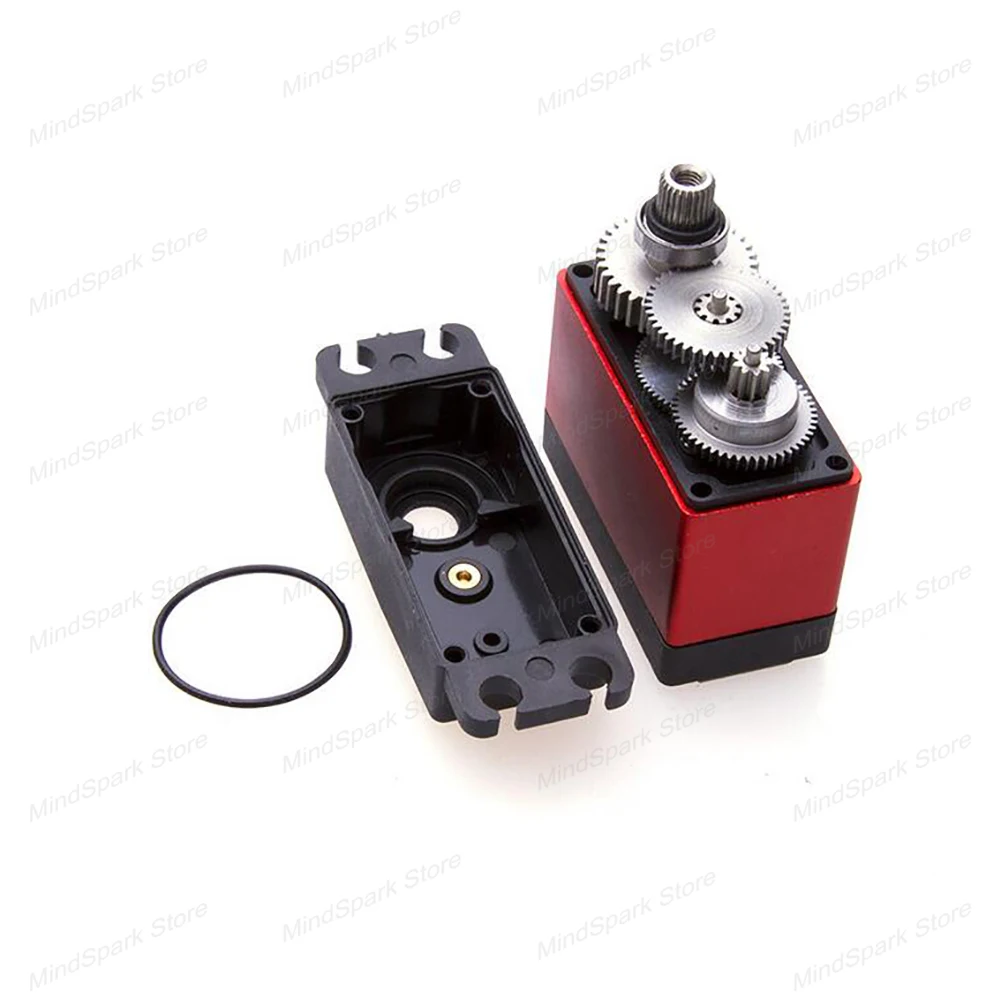 Digitale Servo 12-35KG 180/270/360 Graden Grote Koppel Waterdichte Koolborstelmotor 4.8 V-8.4 V voor DIY RC Auto Vliegtuig Robot Speelgoed