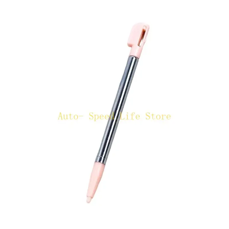 02DA High Sensitivity Retractile Touch Pen Metal Plastic Gaming Accessory Ergonomic Design Portable Size Suitable Intense Play