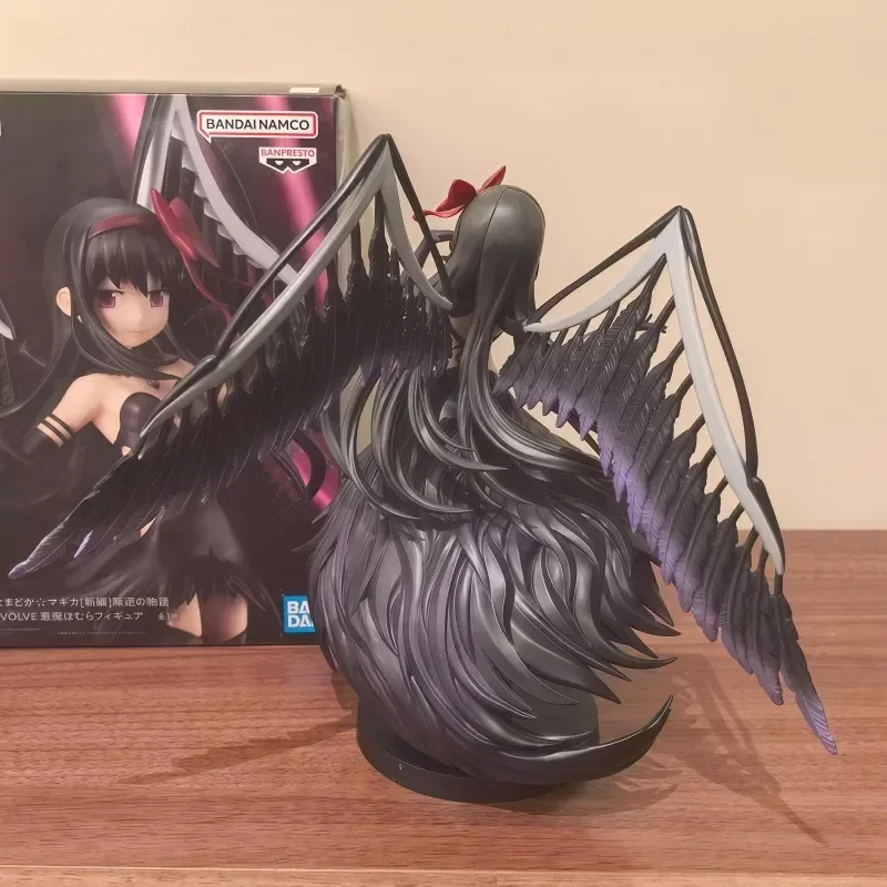 Bandai Namco Puella Magi Madoka Magica Figura de acción - Akemi Homura Muñeca coleccionable para niñas Regalo de cumpleaños Juguete Mercancía